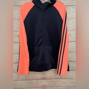 Fame 4 Fifteen Womens Activewear Jacket Blue with Coral 2x NWOT